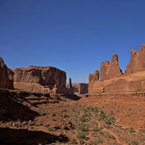 Park Lane, Arches National Park, Moab, Utah, United States of America, North America