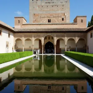 Patio de los Arrayanes Print, Alhambra Palace, Granada Spain Patio de los Arrayanes Print, Alhambra Palace, Granada Spain