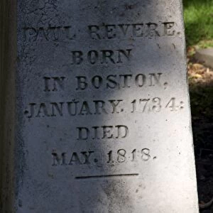 Paul Revere, Old Granary Burial Ground, Boston, Massachusetts, New England