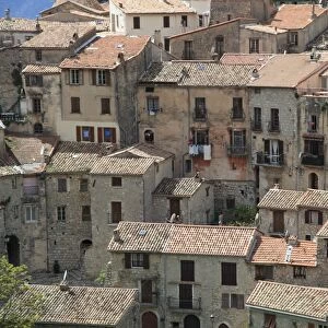 Perched medieval village of Peille, Alpes-Maritimes, Cote d Azur, French Riviera