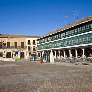 Plaza Mayor, Almagro, Castilla-La Mancha, Spain, Europe