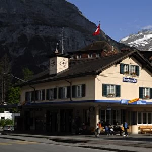 Railway station and hotel