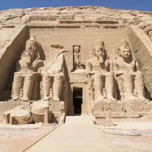 Templo de Ramsés II Patrimonio del Mundo por la UNESCO en Abu Simbel Núbia Egipto África del Norte