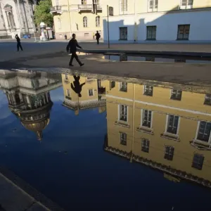 Reflection of St. Isaacs Cathedral Print, Russia Reflection of St. Isaacs Cathedral Print, Russia