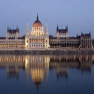 River Danube and Parliament building