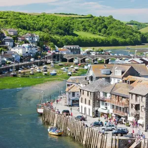 WorldInPrint Print: The River Looe at Looe, Cornwall WorldInPrint Print: The River Looe at Looe, Cornwall