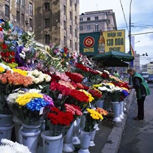Roadside flower stall