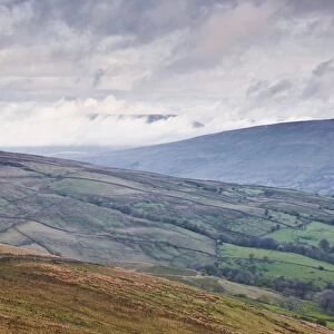 The rolling hills of the Yorkshire Dales National Park near Dentdale, Yorkshire, England, United Kingdom, Europe