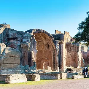 Roman Great Baths, Hadrian's Villa, UNESCO World Heritage Site, Tivoli, Province of Rome, Latium (Lazio), Italy, Europe