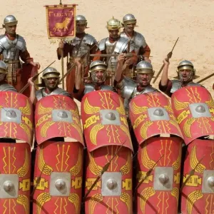 Roman Legion Print, Jerash, Jordan Roman Legion Print, Jerash, Jordan