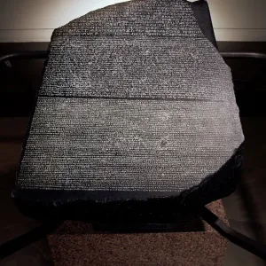 The Rosetta Stone Print, a photographic reproduction