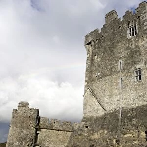 Ross castle on Loch Lein, Killarney National Park, Republic of Ireland, Europe