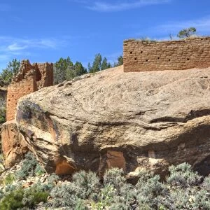 Ruins of Ancestral Puebloans, dating from between 900 AD and 1200 AD, Holly Group