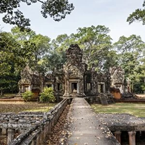 Ruins of the Chau Say Tevoda Temple, Angkor, UNESCO World Heritage Site, Cambodia, Indochina, Southeast Asia, Asia