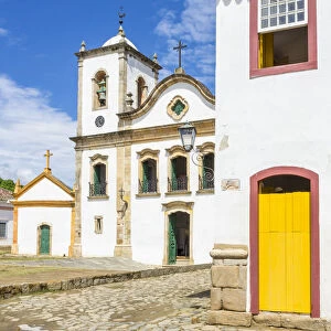 Santa Rita Church in the historical centre, Paraty, Rio de Janeiro, Brazil, South America