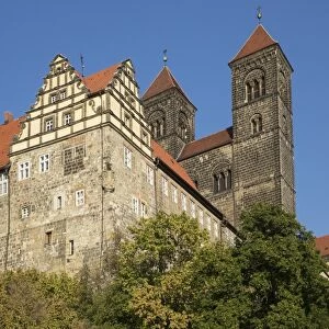 Schloss Quedlinburg, Harz, Saxony-Anhalt, Germany, Europe