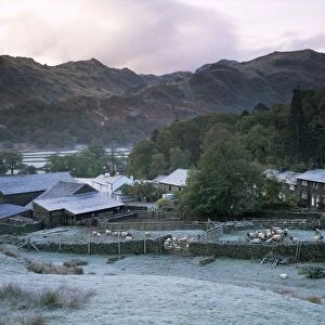 Seatoller Farm and cottages, Lake District National Park, Cumbria, England