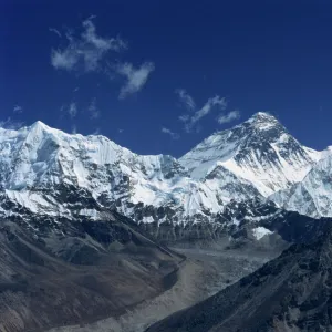 Snow-capped Mount Everest