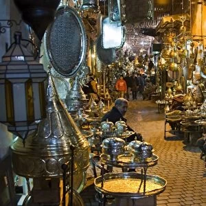 The Souk, Medina, Marrakech (Marrakesh), Morocco, North Africa, Africa