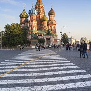 St. Basils Cathedral in Red Square, UNESCO World Heritage Site, Moscow, Russia, Europe