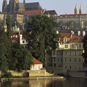 St. Vitus cathedral and castle, Prague, Czech Republic, Europe