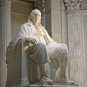 Statue of Benjamin Franklin in Philadelphia, Pennsylvania, United States of America
