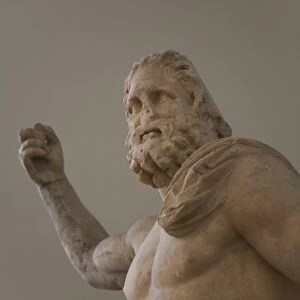 Statue of Poseidon, found in Milos, National Archaeological Museum, Athens