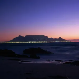 Table Mountain Dusk Print Table Mountain Dusk Print