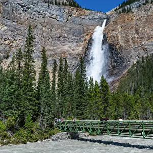 Takakkaw Falls, the second tallest waterfall in Canada, Yoho National Park, UNESCO World Heritage Site, British Columbia, Canada, North America