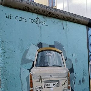 Graffiti and art on the Berlin Wall