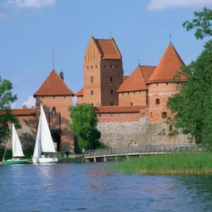 Trakai Castle Print in Lithuania Trakai Castle Print in Lithuania