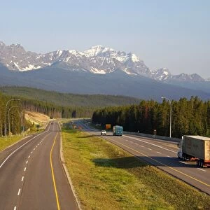 Transcanada Highway near Lake Louise, Banff National Park, Rocky Mountains, Alberta