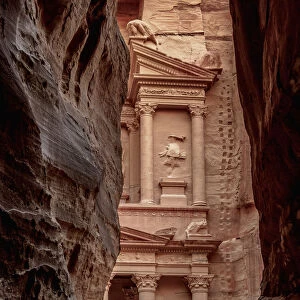 The Treasury (Al-Khazneh), Petra, UNESCO World Heritage Site, Ma an Governorate, Jordan