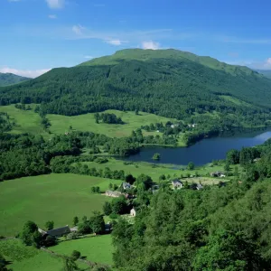 View over Balquhidder and Loch Voil Print View over Balquhidder and Loch Voil Print