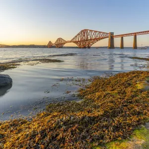 Forth Bridges Print at Sunset Forth Bridges Print at Sunset