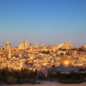 View of Jerusalem from The Mount of Olives Print, Israel View of Jerusalem from The Mount of Olives Print, Israel