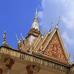 Wat Krom Temple, Sihanoukville Port, Sihanouk Province, Cambodia, Indochina, Southeast Asia, Asia