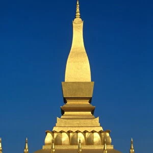 Wat That Luang, Vientiane, Laos, Indochina, Southeast Asia, Asia