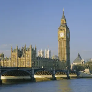 Westminster Bridge Print, London Scene Westminster Bridge Print, London Scene