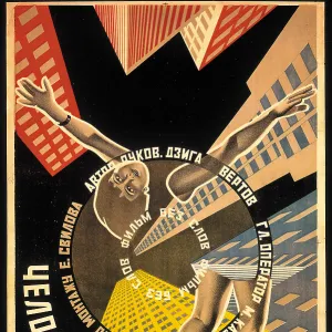 Poster for Dziga Vertovs Man With A Movie Camera (1928)