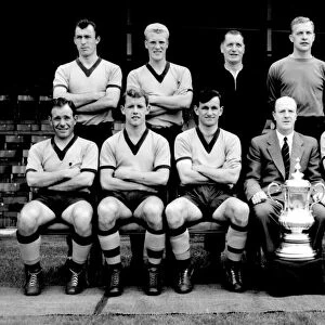 Stan Cullis with the 1960 FA Cup Winning Squad