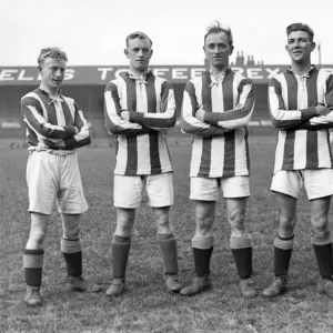 1927 / 8 Stoke City forward line