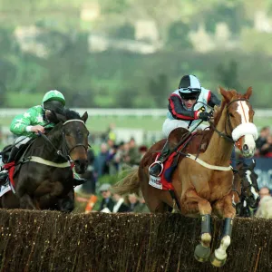 AP McCoy on the Mr Mulligan on the way to winning the 1997 Cheltenham Gold Cup