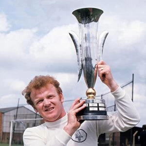 Billy Bremner with the Inter-Cities Fairs Cup in 1971