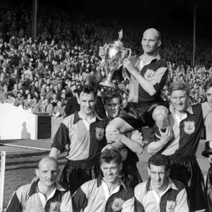 Bishop Auckland win the 1955 FA Amateur Cup