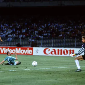 Lineker Scores against West Germany in the 1990 World Cup semi-final