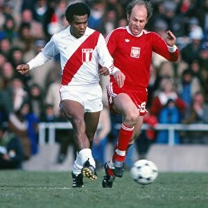 Perus Teofilo Cubillas and Polands Grzegorz Lato - 1978 World Cup