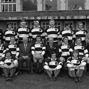 A 1973 print of the Barbarians team that defeated the All Blacks at Cardiff A 1973 print of the Barbarians team that defeated the All Blacks at Cardiff