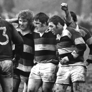 1975 Pontypool Front Row Scrum Print 1975 Pontypool Front Row Scrum Print