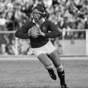 1974 British Lions Tour Print: JPR Williams with Ball 1974 British Lions Tour Print: JPR Williams with Ball
